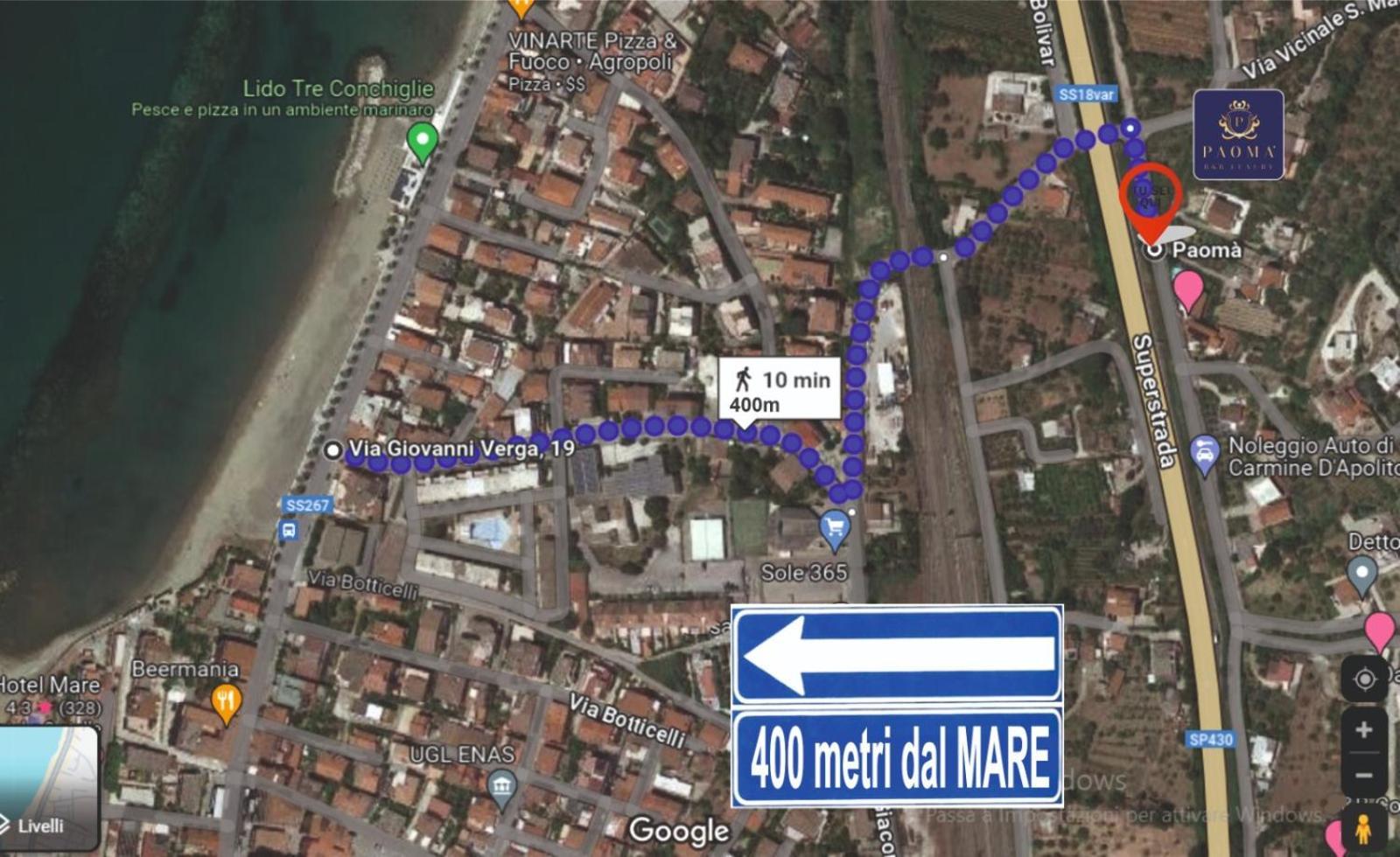 Paoma Bed and Breakfast Agropoli Exteriör bild